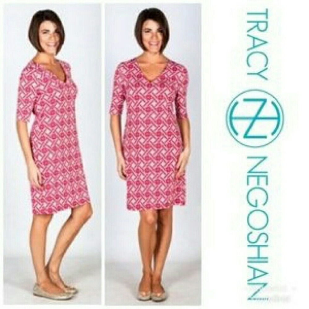 2/$15 Tracy Negoshian Squared Geo dress